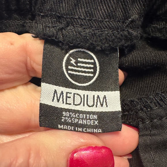 Men's HYPER DENIM Black Cargo Jeans. MEDIUM #T - Picture 8 of 8